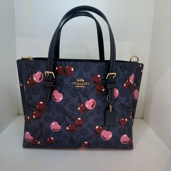 Coach | Bags | Coach Mollie Tote Bag 25 In Signature Canvas